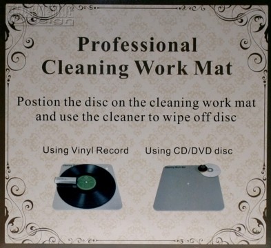Tapis de nettoyage pour vinyle et CDs